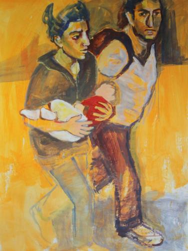 08-Lass dich-ansehen-Acryl-auf-Papier-150x119cm