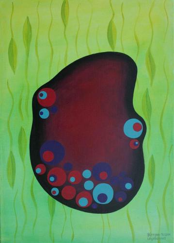 02-Ungeborenes-2011-Acryl-auf-Leinwand-70x50cm-Privatbesitz