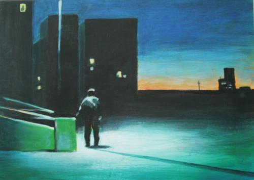 08-Paris-Texas-2015-Acryl-auf-Papier-50x70cm