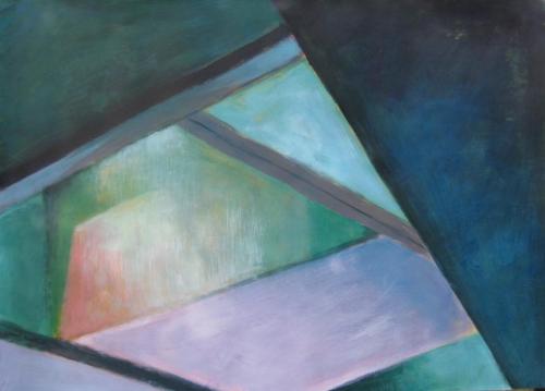 Lichteinfall-2015-Acryl-auf-Papier-50x70cm