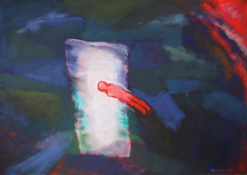 Flucht-01-Gerettet-2015-Acryl-auf-Leinwand-50x70cm