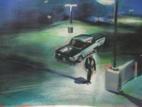 Paris-Texas-2-2014-Acryl-auf-Papier-50x70cm