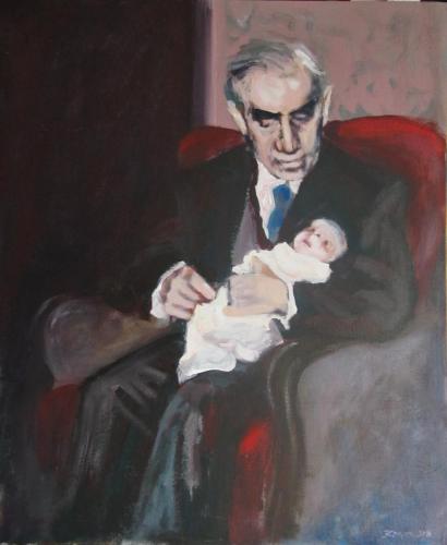 02-Opa-und-ich-2016-Acryl-auf-Malkarton-60x50cm