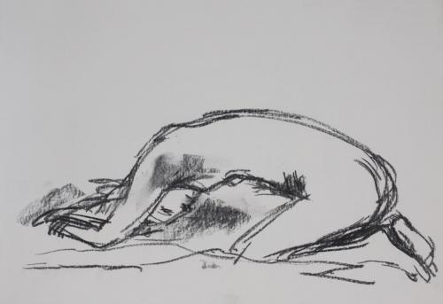 Akt-1-2018-Kohle-29x42cm