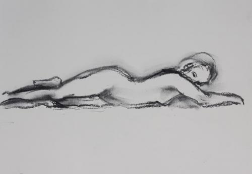 Akt-3-2018-Kohle-29x42cm